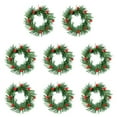 thumbnail image 1 of ColoMX 1 pieza de accesorios para fotos de bricolaje, guirnalda de bayas navideñas, decoración para velas (verde), 1 of 7