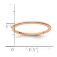 thumbnail image 4 of 10K Rose Gold 1.2mm Milgrain Stackable Band Size 8.5, 4 of 6