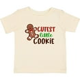thumbnail image 3 of Inktastic Cutest Little Cookie Cute Christmas Gingerbread Man Boys or Girls Baby T-Shirt, 3 of 5