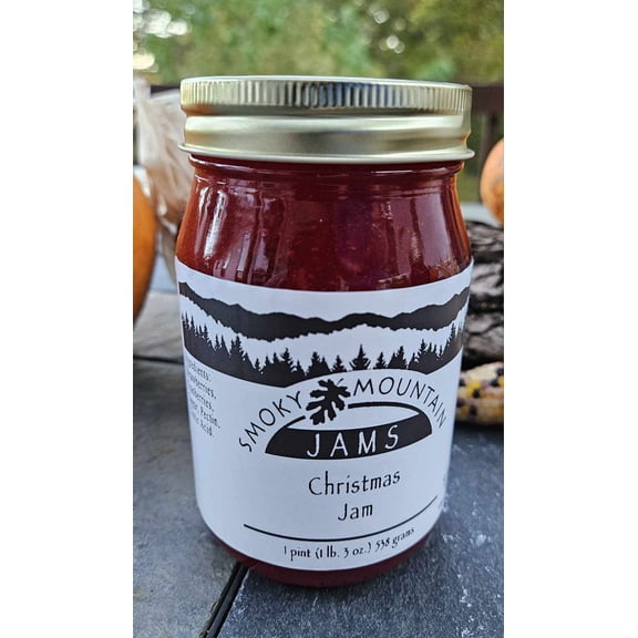 Smoky Mountain Jams Christmas Jam - Strawberry & Cranberry