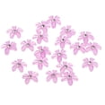 thumbnail image 2 of 20 flores Flatback Button Rhinestone adornos para boda púrpura Sunnimix Rhinestones de Flatback de flores, 2 of 8
