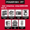 thumbnail image 5 of PowerSmart 4400-Watt Powered for Outdoor and Home Use, EPA Compliant Gas Portable Inverter Generator, 5 of 12