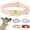 Pink, variant on Beirui Solid Personalised Dog Collar Custom Name Buckle Soft Adjustable XS S M L
