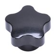 thumbnail image 2 of New Arrivals 5Pcs M8 Female Thread 32mm Star Head Clamping Nuts Knob Grip Handle, 2 of 8