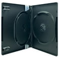 thumbnail image 2 of CheckOutStore 50 Standard Black Double DVD Cases with Inner Flap, 2 of 3