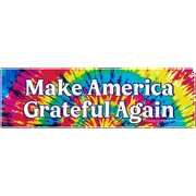 Make America Grateful Again Large Tie Dye Bumper Magnet for Vehicles, Cars, Autos, Refrigerators, Magnetic Surfaces