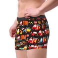 thumbnail image 3 of Wukai Construction Truck Print Men’s Underwear Breathable Boxer Briefs,&nbsp;Moisture Wicking & Breathable-Large, 3 of 7