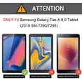 thumbnail image 2 of GoldCherry for Samsung Tab A 8.0 Screen Protector for SM-T290 Model,HD No Bubble Anti-Fingerprints 9H Hardness Tempered Glass for Galaxy Tab A 8.0 2019 SM-T290 / T295 Tablet(1 Pcs Screen Protector), 2 of 6