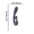 thumbnail image 5 of Secrets Forte Rechargeable Rabbit Vibrator, Purple, 5 of 5