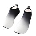 thumbnail image 2 of CIENVNSTG Unisex Gradient Color Block Barefoot Aqua Socks Quick‑Dry Non‑Slip Slip‑On Breathable Wide Width Water Shoes Footwear for Beach Swim Surf Wading Summer Casual Activities Black 35, 2 of 4