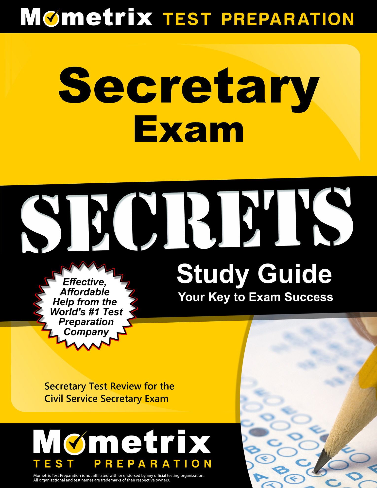 Secretary Exam Secrets Study Guide Secretary Test Review for the