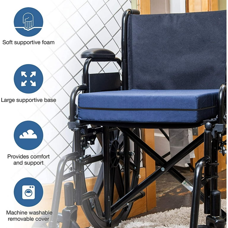 DMI Convoluted Foam Chair Pad, Blue