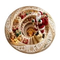 thumbnail image 2 of Sahpxhe Christmas Round Area Rug, 3D Optical Illusion Santa Stairwell Gift Pattern Door Mat for Indoor Home Porch Holiday Decor, 2 of 5