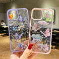 thumbnail image 3 of Cute Butterfly Cartoon Phone Case For iPhone 11 12 Pro Max Mini X XR XS Max 7 8 Plus SE 2020 Glitter Clear Soft TPU Back Cover LXY, 3 of 7