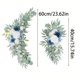thumbnail image 3 of Conjunto De Flores Para Lazo De Boda Rosas Guirnalda Decorativa Con Rosas Rosas Hojas Guirnalda De Flores Con Cintas, 3 of 5