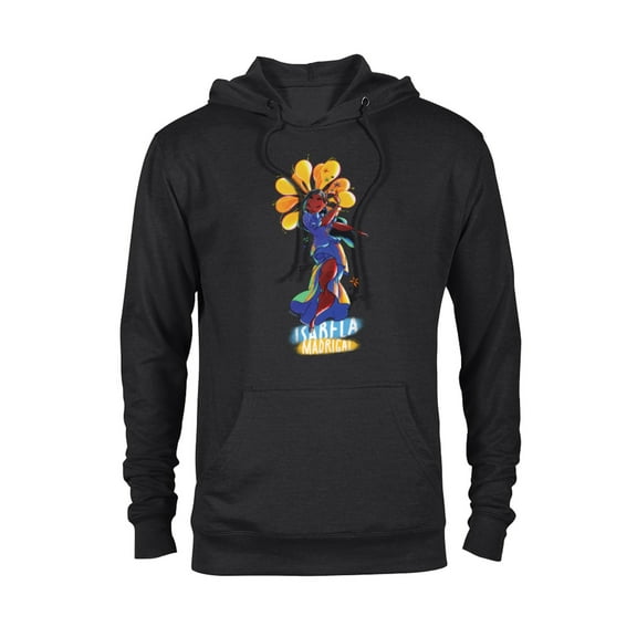 Disney Encanto Isabela Madrigal Colorful Vibes Flower Dance - Pullover Hoodie for Adults - Customized-Black