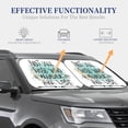 thumbnail image 3 of Goofa Not All Who Wander Are Lost1 Pattern 2 Piece Car Windshield Sun Shade Foldable | Front Windshield Shade for Sun, Heat and UV Rays | Sunshade for Car Front Window-, 3 of 7