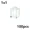 1x1-White, variant on Transparent Thick Building Blocks 1x1 1x2 2x2 2x4 Dots Clear Brick Figures Educational Creative Toy for Kid Compatible Brand