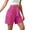 Hot Pink, variant on yillto Women‘s Shorts Summer High Waist Drawstring Cargo Shorts for Women Trendy Loose Sweatshorts