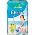 thumbnail image 2 of Pampers Splashers Disposable Swim Pants, Size Large, 10 Count, 2 of 10