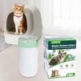 thumbnail image 7 of Cat Litter Box Liner Bags Compatible with Self-Cleaning Litter Box Robot 100 Pack, Waste Drawer Liners Heavy Duty White 9-11 Gallon, 7 of 7