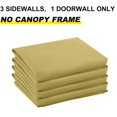 thumbnail image 2 of Pared lateral ABCCANOPY para toldo de 10 x 10 cm, color beige (solo 4 paredes), 2 of 7
