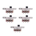 thumbnail image 1 of 5 Pcs X On-off 2 Position Spdt 1p2t Panel Mini Slide Switch Solder Lug Ss12f15g3, 1 of 4