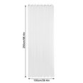 thumbnail image 2 of Cortina semitransparente blanca hueca, cortina de panel de gasa de ventana transpirable para dormitorio, sala de estar, 1 pieza, 100x250cm sidaley LF0159-03B, 2 of 7