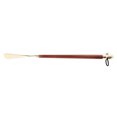 thumbnail image 4 of Retro Lion Head Long Metal Shoehorn Brown Wood Handle Shoe Lifter Cuchara 58cm Sunnimix Cuerno de zapato de metal de mango largo, 4 of 8