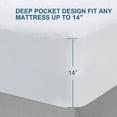 thumbnail image 6 of Moonsea Twin Mattress Protector Waterproof Mattress Pad Cover, Viscose Made from Bamboo Terry Soft Mattress Protector Twin Cover with Deep Pocket Fits Up to 14 Inch Mattress, 6 of 6