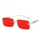 thumbnail image 2 of Gafas de sol cuadradas de metal sin marco para hombres y mujeres, gafas de sol con personalidad marina, gafas exquisitas con marco pequeño, 2 of 5