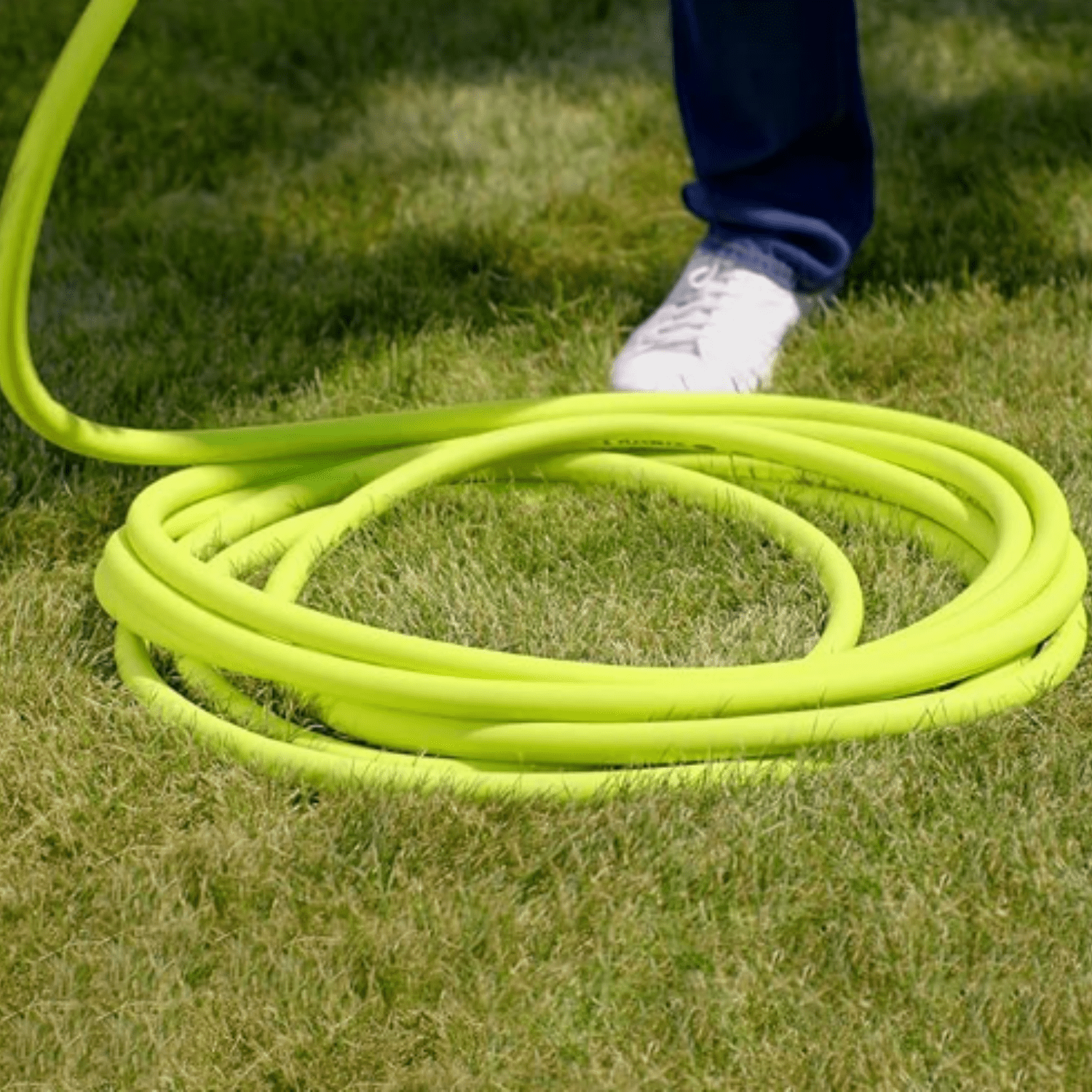 Garden Hose 3/4 in. x 75 ft., Lightweight All-Weather Water Hose, Durable and Flexible, Leak-Free Connections