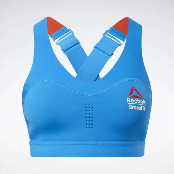 Reebok Women's Crossfit Games Puremove  Bra Motion Sense Bralette, Horizon Blue,XL - US
