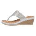 thumbnail image 2 of Cipriata Womens Sandra Sparkle Diamante Wedge Sandals, 2 of 4