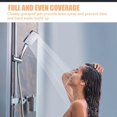 thumbnail image 5 of High-Pressure Handheld Shower Head 6 Setting Bathroom Adjustable Shower Spray Rain Shower Head with 4.9Ft Hose Adjustable Ball Joint Bracket Chrome, 5 of 5