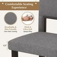 thumbnail image 5 of Costway Wooden Dining Chair Set of 2 with Acacia Wood Frame Padded Seat & Back Home, 5 of 10