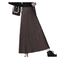 thumbnail image 1 of Falda de punto elástica, falda plisada de punto, falda plisada de invierno, 1 of 3