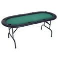 thumbnail image 2 of Soozier 72" 8 Player Octagon Poker Table Set, Easy Folding for Storage, 2 of 9