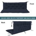thumbnail image 5 of Outdoor Swing Cushions, Waterproof Bench Cushion 2-3 Seater, hickened Bench Cushion with Ties for Patio,Backyard,Garden and Lawn, 5 of 8