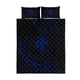 thumbnail image 1 of Juego de cama acolchado Islas Salomón - Azul - Estilo Frida, 1 of 5