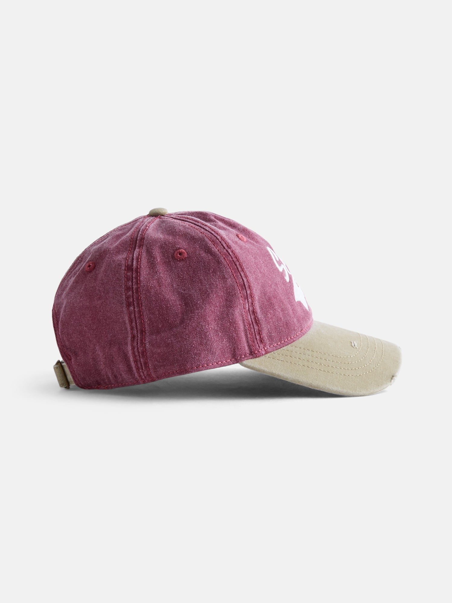 No Boundaries Women's Cotton Twill Baseball Hat, Red