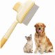 thumbnail image 1 of HAYAN Pet Comb for Dogs Cats, Pet Hair Removal Flea Comb, Cat Grooming Brush De-Shedding Cat Hair Comb Stainless Steel Metal Teeth for Shedding and Tangles with Release Button(Yellow), 1 of 1