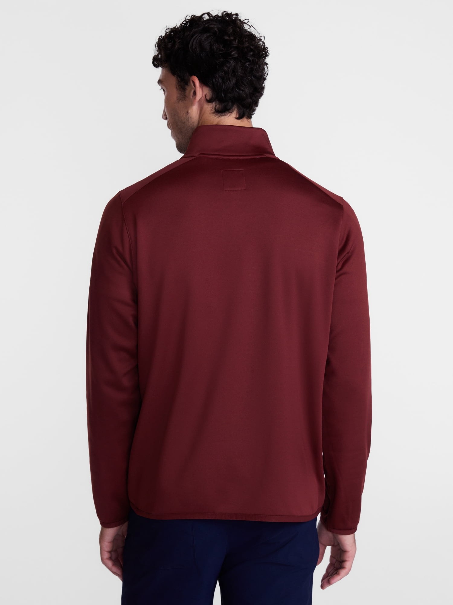 Ozark Trail Men's Half Zip Pullover with Long Sleeves, Sizes S-3XL
