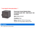 thumbnail image 2 of Powertrain Control Module Relay - Compatible with 1993 - 2002 Ford E-150 Econoline 1994 1995 1996 1997 1998 1999 2000 2001, 2 of 2