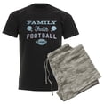 thumbnail image 6 of CafePress - Family Faith Football Men's Dark Pajamas - Men's Dark Loose Fit Cotton Pajama Set, 6 of 7