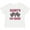 AA-White, variant on Inktastic Daddy's Pit Crew Design with Checkered Flags Girls Baby T-Shirt