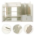 thumbnail image 4 of Desktop Files Holder Multi-layer Table Organizer Multi-use Desk Organizer Office Supply, 4 of 9