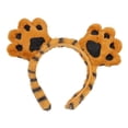 thumbnail image 1 of Diadema con orejas de tigre Diadema de tigre con cola Diademas con forma de pata de tigre Suministros para fiestas, 1 of 4