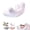 White, variant on Satin Side Sleeper Pillow with Contour Shape and Smooth Cover, Beauty Pillow Colors