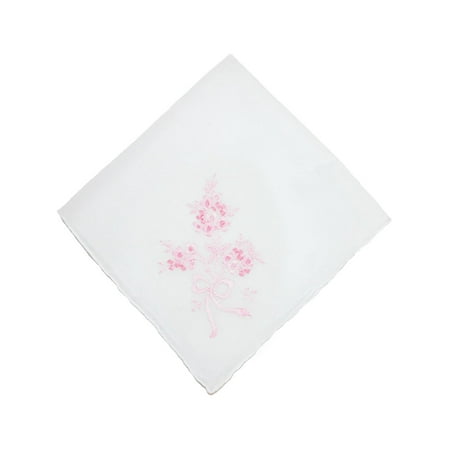 CTM® Cotton Fresh Cut Bouquet Print Handkerchief (Women's)